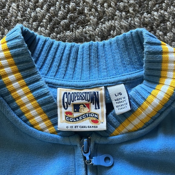 Seattle Mariners G-III Cooperstown Collection Zippered Sweatshirt - Picture 2 of 7